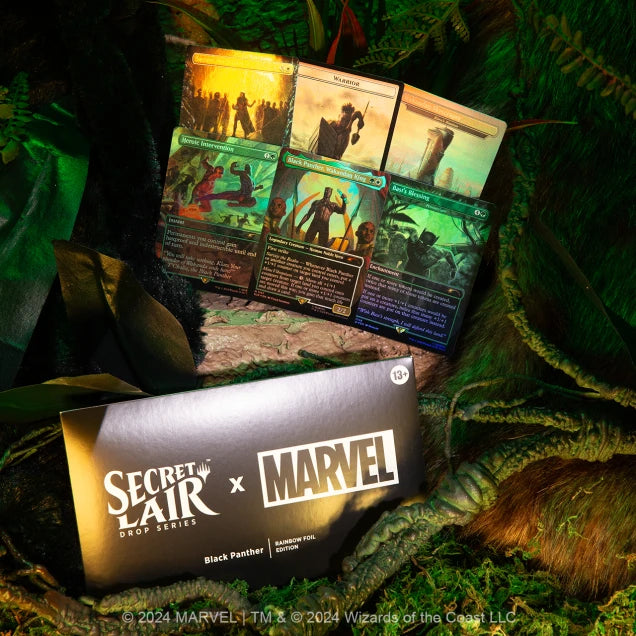 MTG - Secret Lair X Marvel's Black Panther - Rainbow Foil