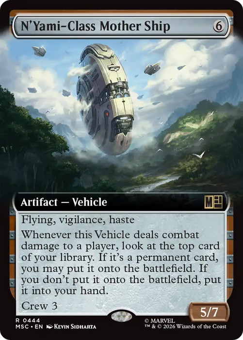 N'Yami-Class Mother Ship (Extended Art) [Marvel Super Heroes Commander]