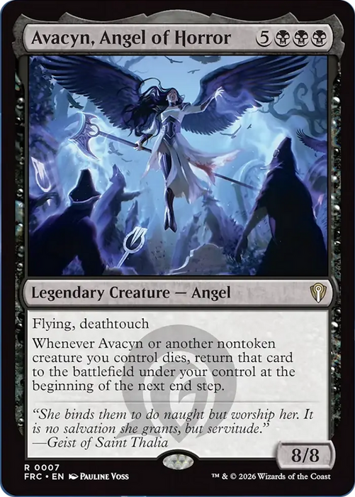 Avacyn, Angel of Horror [Reality Fracture Commander]