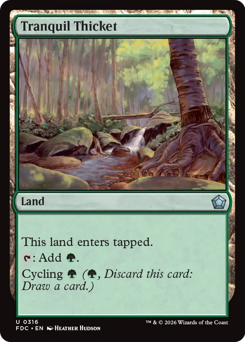 Tranquil Thicket [Foundations Commander]