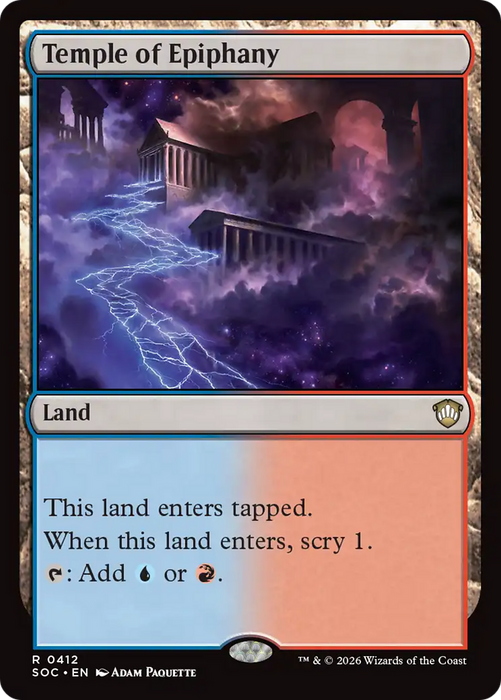 Temple of Epiphany [Secrets of Strixhaven Commander]
