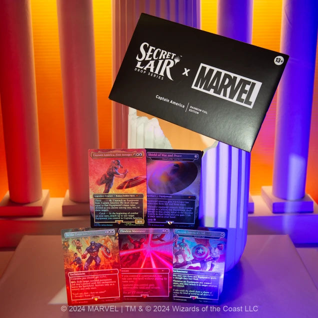 MTG - Secret Lair x Marvel's Captain America Rainbow Foil