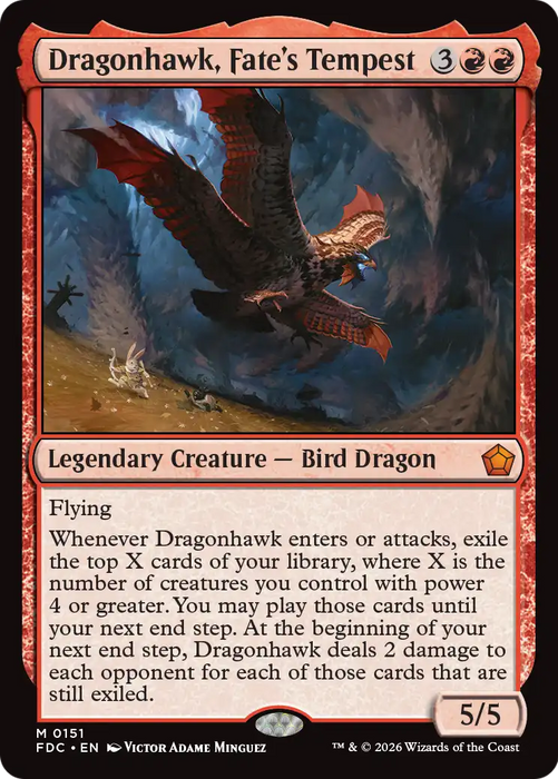 Dragonhawk, Fate's Tempest [Foundations Commander]