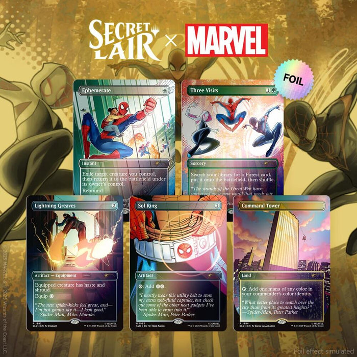 MTG - Secret Lair x Marvel's Spider-Man: Heroic Deeds Foil Edition