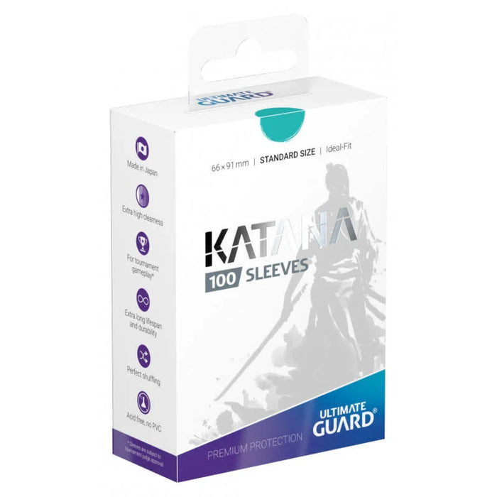Ultimate Guard Katana Sleeves - Standard Size - 100 Count - Various Colors
