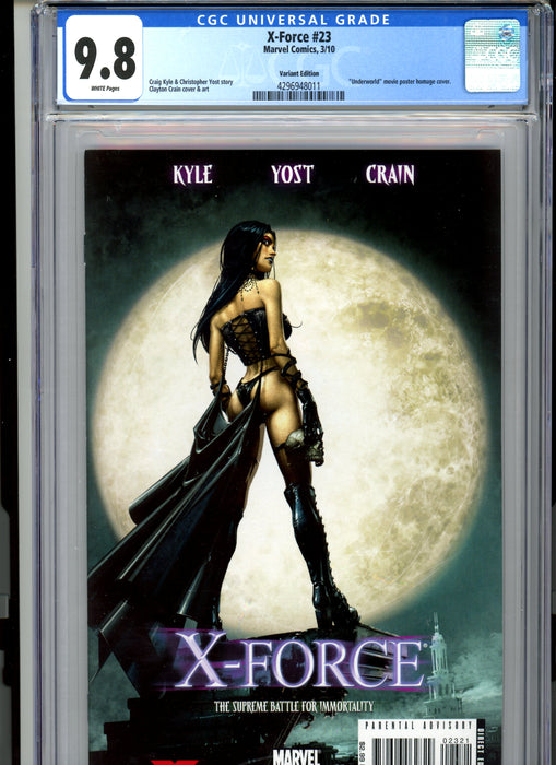 CGC 9.8 X-Force #23 Underworld Poster Variant