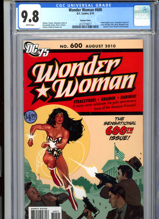 CGC 9.8 Wonder Woman #600 Adam Hughes Variant