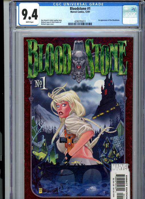 CGC 9.4 Bloodstone #1 1st Appearance of Elsa Bloodstone