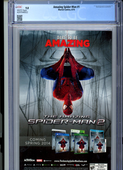 CGC 9.8 Amazing Spider-Man #1 Humberto Ramos Cover & Art