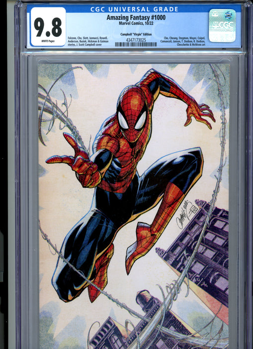 CGC 9.8 Amazing Fantasy #1000 Campbell Virgin Variant