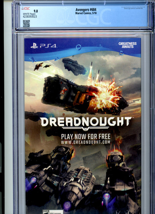 CGC 9.8 Avengers #684 Hulk Gains new powers and becomes Immortal Hulk