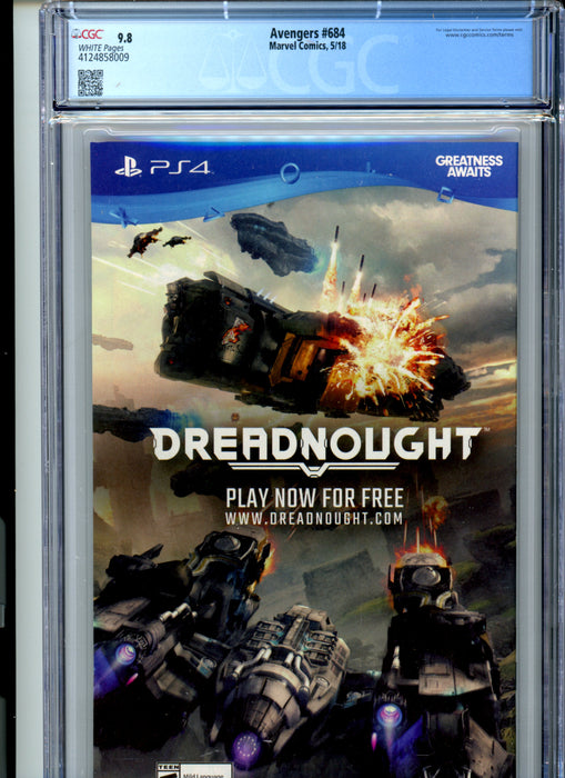 CGC 9.8 Avengers #684 Hulk Gains new powers and becomes Immortal Hulk