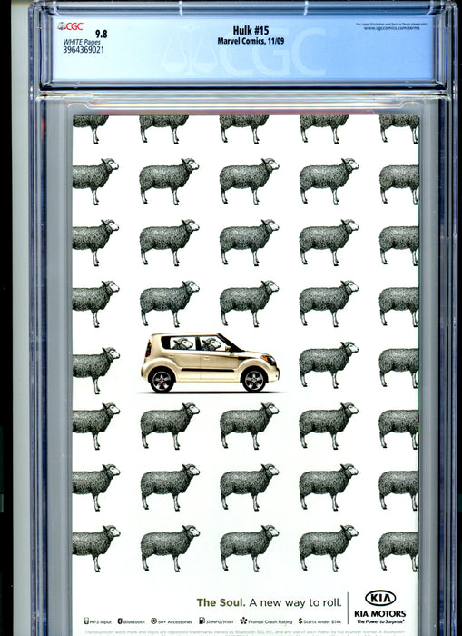 CGC 9.8 Hulk #15 1st Appearance of Red She-Hulk