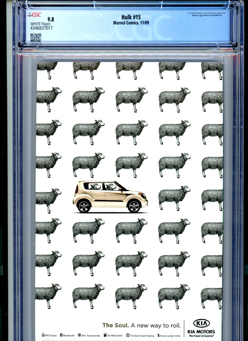 CGC 9.8  Hulk #15  1st Appearance of Red She-Hulk