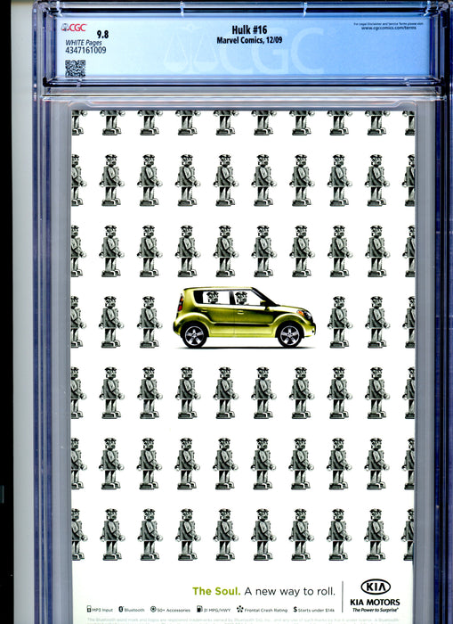 CGC 9.8 Hulk #16 Red She-Hulk Cover.