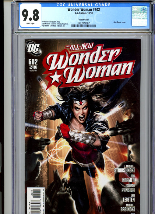 CGC 9.8 Wonder Woman #602 Variant Alex Garner Cover