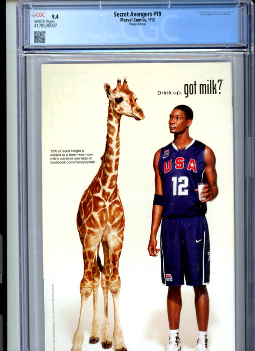 CGC 9.4 Secret Avengers #19 50th Anniversary Variant