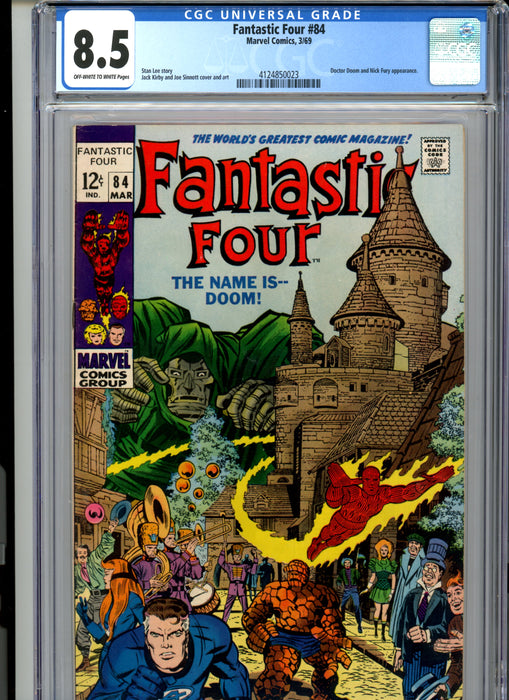 CGC 8.5 Fantastic Four #84 Doctor Doom & Nick Fury Appearance