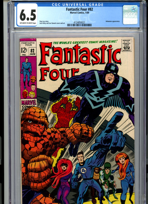 CGC 6.5 Fantastic Four #82 Inhumans appearance