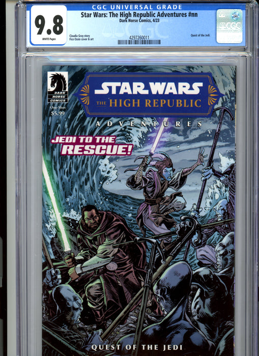 CGC 9.8 Star Wars: The High Republic Adventures #nn Quest of Jedi
