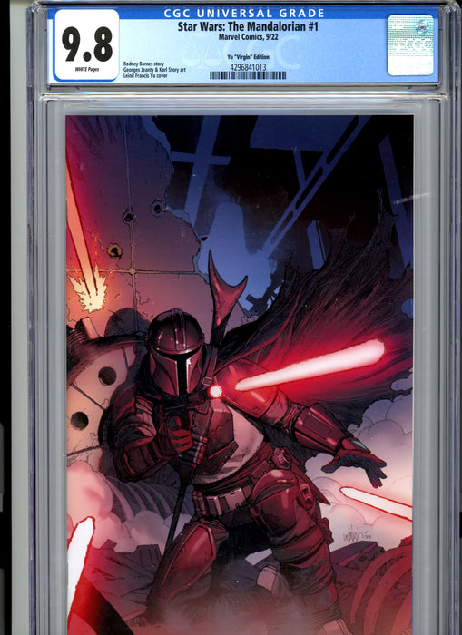 CGC 9.8 Star Wars: The Mandalorian #1  Yu "Virgin" Variant