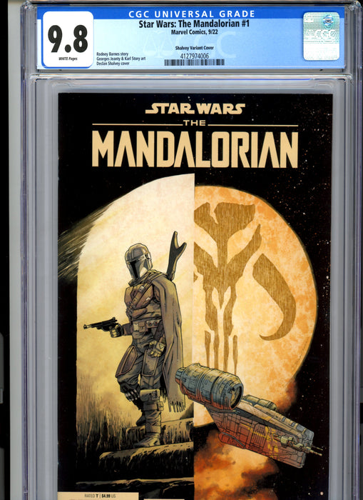 CGC 9.8 Star Wars: The Mandalorian #1 Shalvey Variant