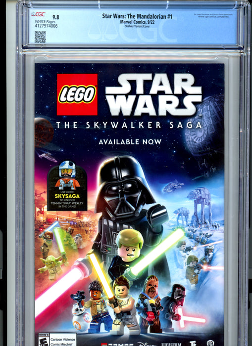CGC 9.8 Star Wars: The Mandalorian #1 Shalvey Variant