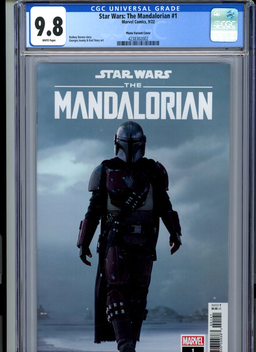 CGC 9.8 Star Wars: The Mandalorian #1 Photo Variant
