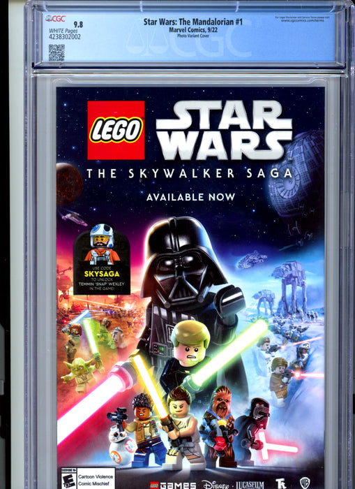 CGC 9.8 Star Wars: The Mandalorian #1 Photo Variant