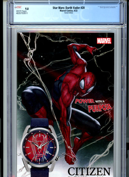 CGC 9.8 Star Wars: Darth Vader #20 Variant Lucasfilm 50th Anniversary