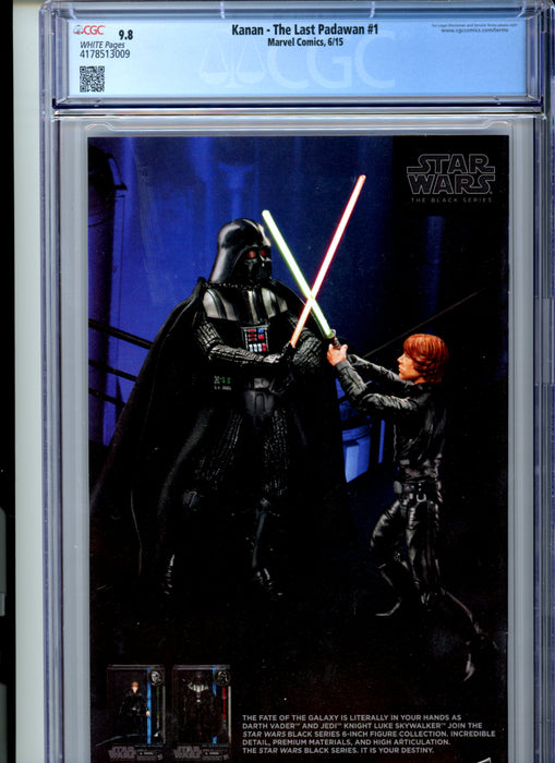 CGC 9.8 Star Wars: Kanan - The Last Padawan #1 1st Kanan Jarrus