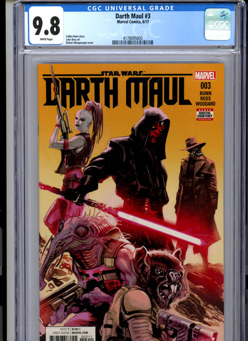CGC 9.8 Darth Maul #3