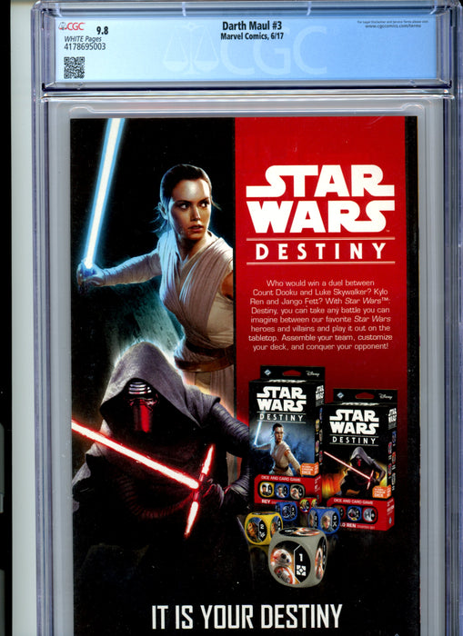 CGC 9.8 Darth Maul #3