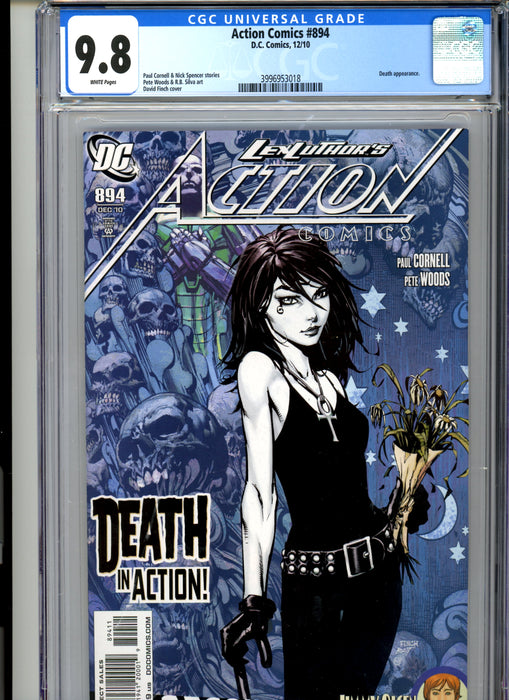 CGC 9.8 Action Comics #894 Death Appearance & Cover