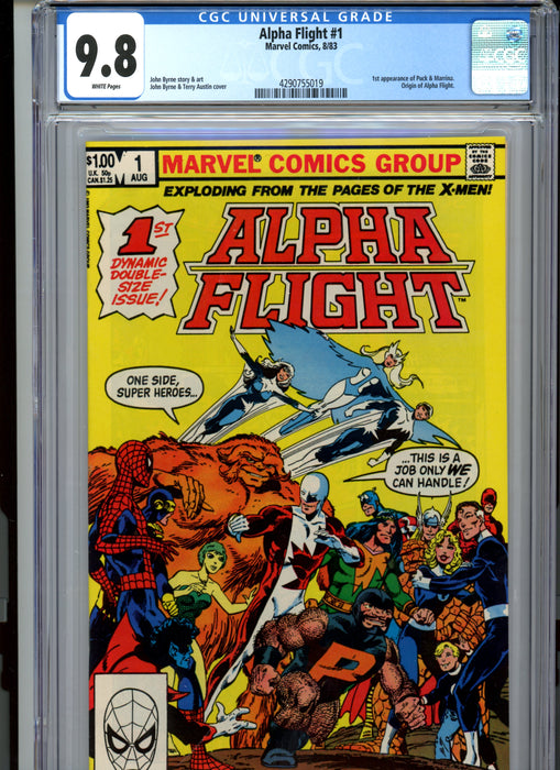 CGC 9.8 Alpha Flight #1 1st Appearance of Puck & Marrina