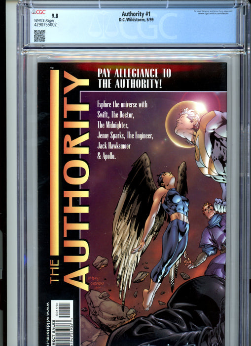 CGC 9.8 Authority #1 Wraparound Cover