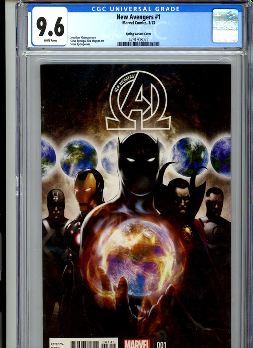 CGC 9.6 New Avengers #1 Epting Black Panther Variant