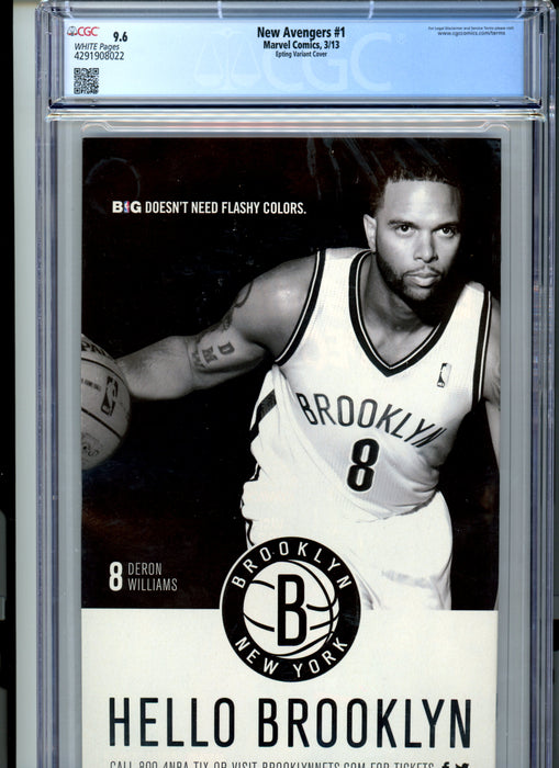 CGC 9.6 New Avengers #1 Epting Black Panther Variant