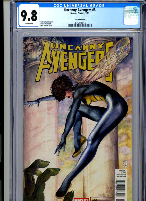 CGC 9.8 Uncanny Avengers #8 Manara Variant