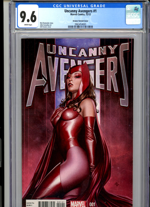 CGC 9.6 Uncanny Avengers #1 Granov Scarlet Witch Variant Cover