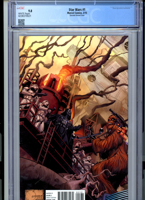 CGC 9.8 Star Wars #1 Quesada Wraparound Variant