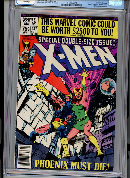 CGC 9.8 X-Men #137 "Death" of Phoenix. Newsstand Issue