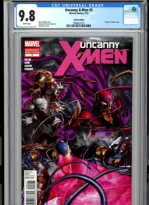 CGC 9.8 Uncanny X-Men #5 Venom Variant