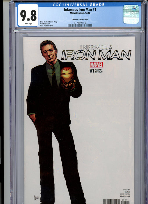CGC 9.8 Infamous Iron Man #1 Deodato Variant