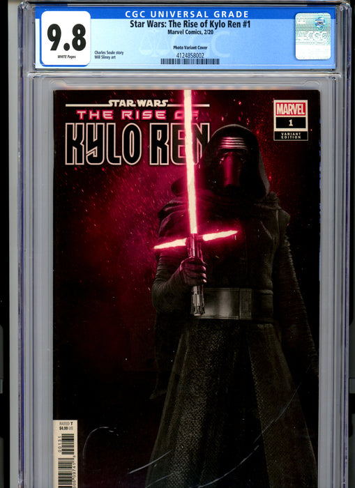 CGC 9.8 Star Wars: The Rise of Kylo Ren #1 Photo Variant Cover