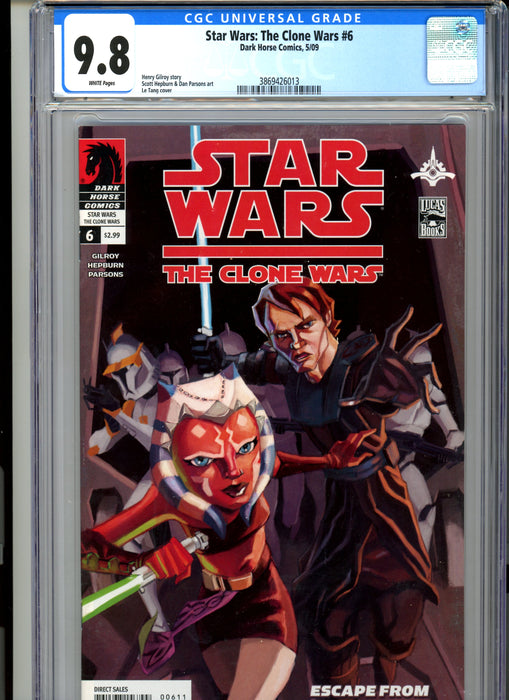CGC 9.8 Star Wars: The Clone Wars #6