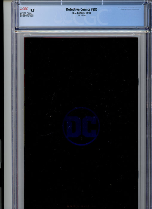 CGC 9.8 Detective Comics #880 Foil Virgin Variant