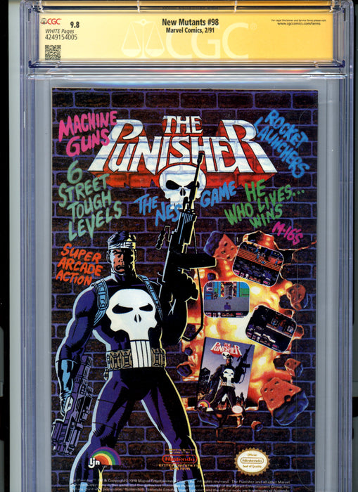 CGC 9.8 Signature Series New Mutants #98 1st Deadpool signed Liefeld