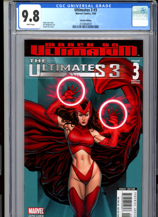 CGC 9.8 Ultimates 3 #3 Scarlet Witch Cho Variant