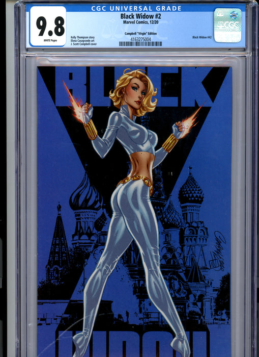 CGC 9.8 Black Widow #2 Campbell Virgin Variant